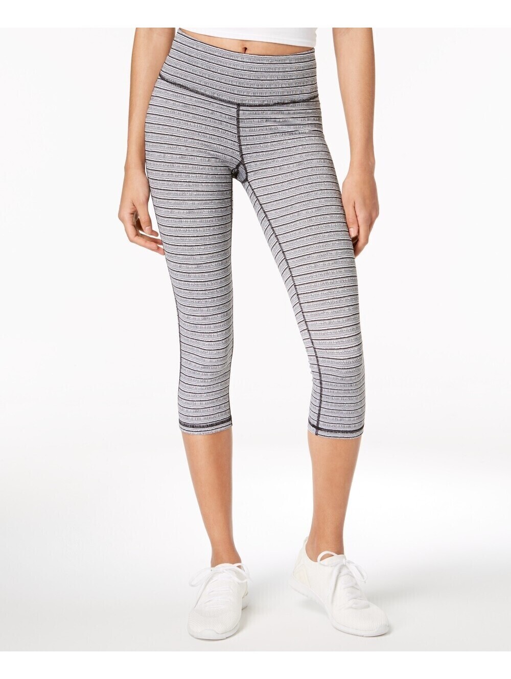 Ideology Womens Striped Cropped Leggings Size XS